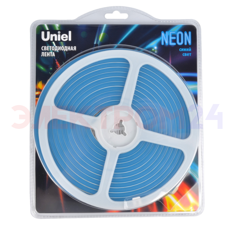 ULS-N01-2835-120LED/m-6mm-IP67-DC12V-9W/m-5M-BLUE Гибкая светодиодная лента. NEON. Катушка 5м. в бли ULS-N01-2835-120LED/m-6mm-IP67-DC12V-9W/m-5M-BLUE Гибкая светодиодная лента. NEON. Катушка 5м. в бли