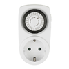 UST-M10 WHITE Таймер механический с розеткой, 220В. 12/24ч. 3500Вт. ТМ Uniel