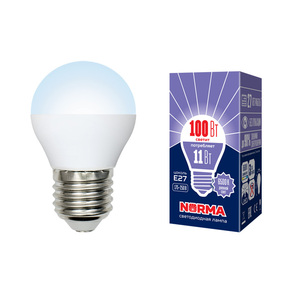 LED-G45-11W/DW/E27/FR/NR Лампа светодиодная. Форма "шар", матовая. Серия Norma. 6500К