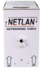 Кабель NETLAN EC-UU004-5E-PVC-GY Cat 5e для внутренней прокладки, 305 м