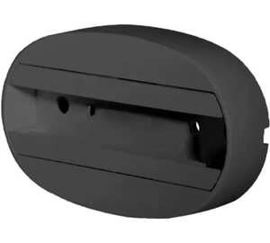 UBX-Q122 G81 BLACK 1 POLYBAG Чашка потолочного крепления. Однофазная. Черная. ТМ Volpe