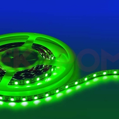ULS-5050-60LED/m-10mm-IP20-DC24V-14,4W/m-5M-GREEN Гибкая светодиодная лента UNIEL на самоклеящейся о ULS-5050-60LED/m-10mm-IP20-DC24V-14,4W/m-5M-GREEN Гибкая светодиодная лента UNIEL на самоклеящейся о