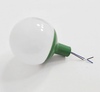 UFP-R80/N62/G4 OPAL/GREEN SPEC Комплект рассеиватель опал D80мм, на трубу D16мм патрон G4. Зеленый.