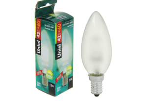 HCL-42/FR/E14 candle Лампа галогенная